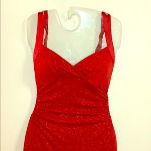 City Triangles Dresses - Elegant Floor Length Red Strapless Dress City Triangles Dresses - Elegant Floor Length Red Strapless Dress